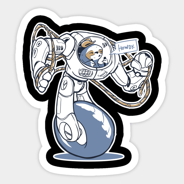 HOWDY v1 Sticker by MBGraphiX